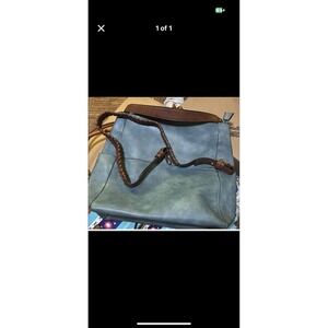 Purse tote bag  New Open top Inside Pockets vegan leather wallet too